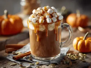 pumpkin marshmallow coffee syrup - featured image