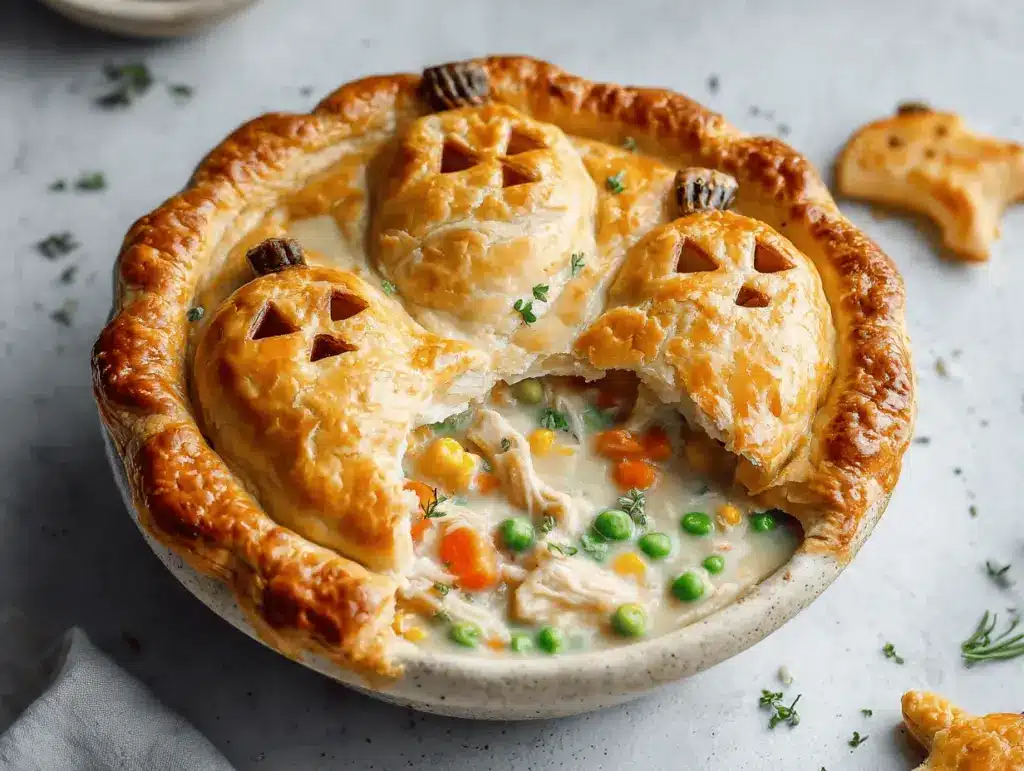savory Halloween pot pie - featured image