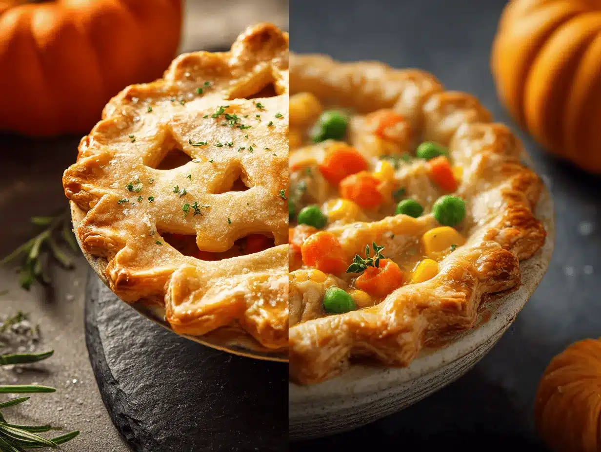 savory Halloween pot pie preparation steps
