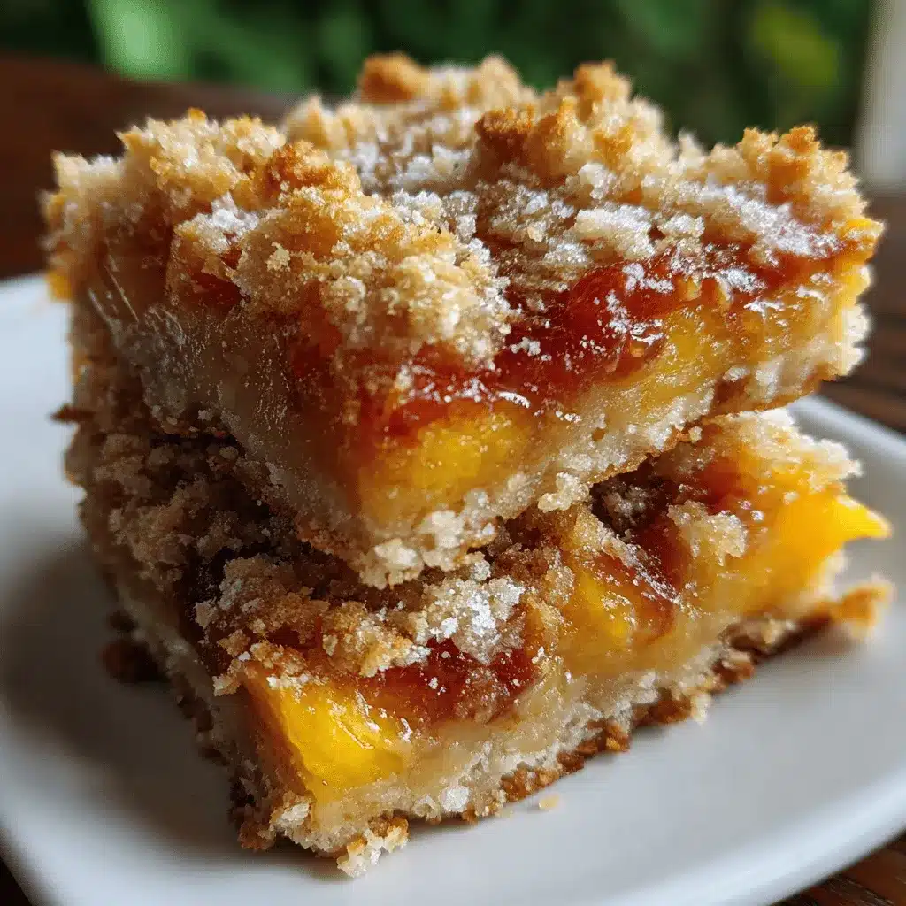 summer peach bars preparation steps